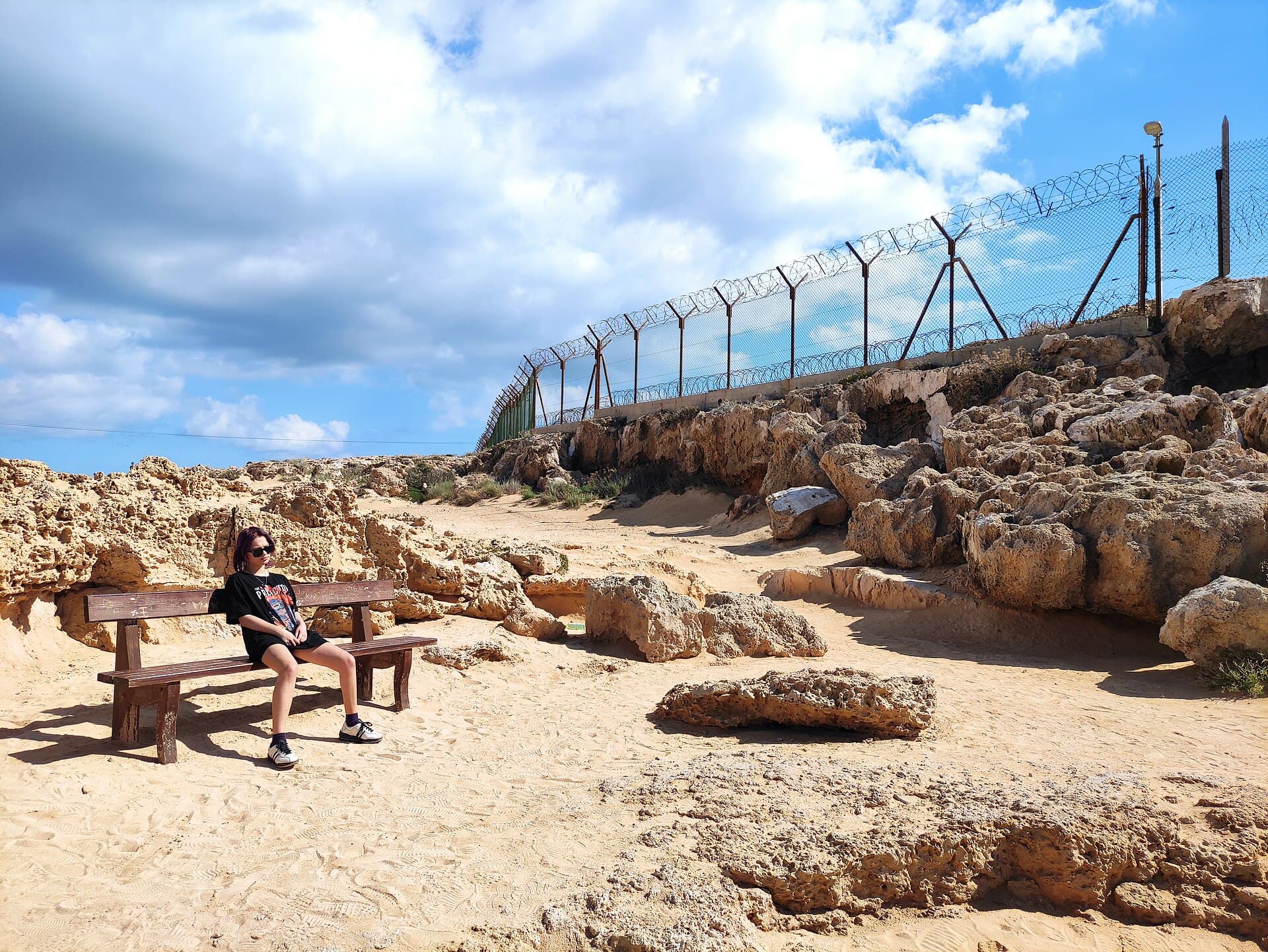Cape Greco Military Base in Agia Napa, Cyprus