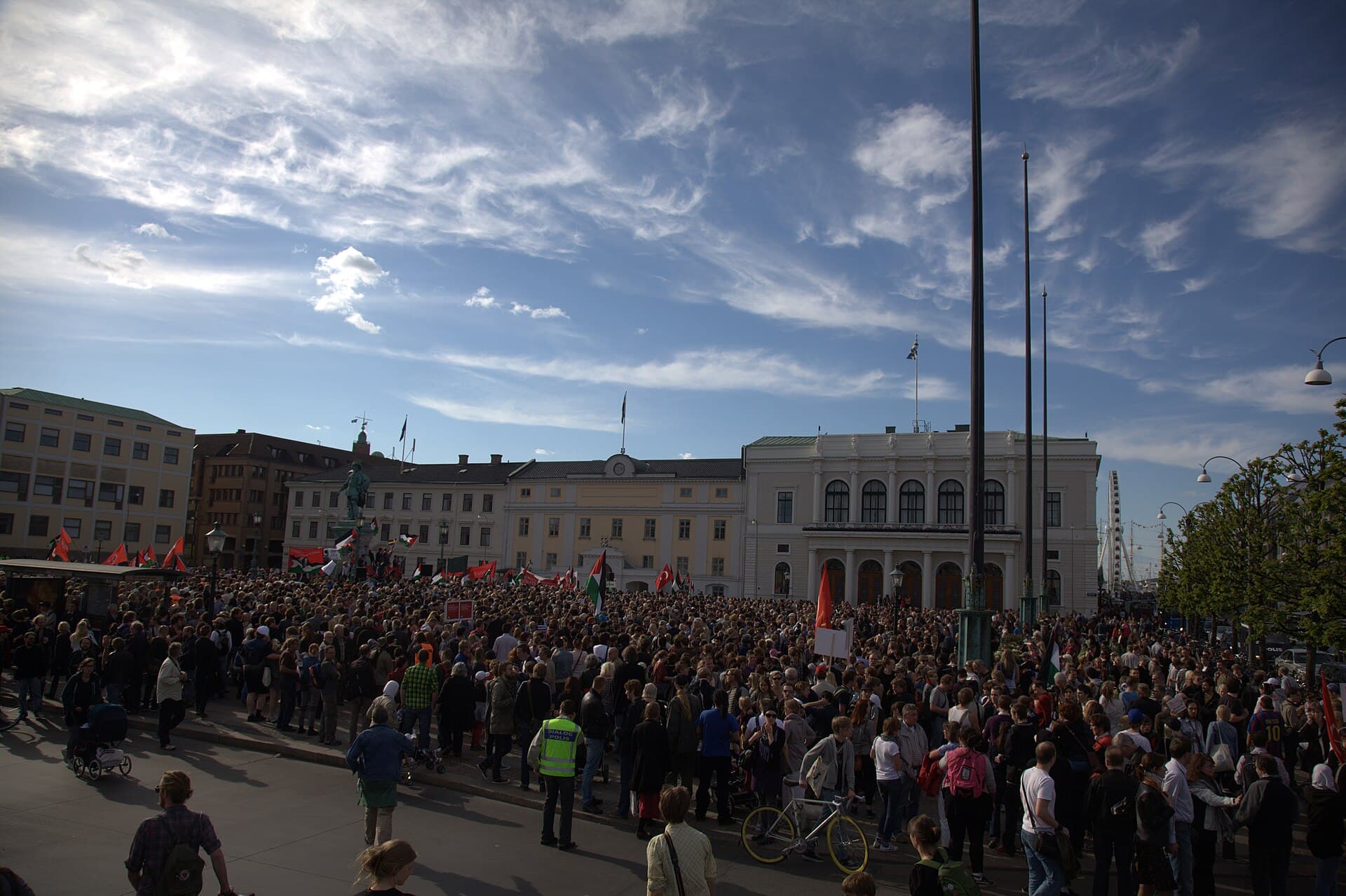 Demonstration against Israeli attack on ship to Gaza, Gothenburg Sweden, 2010